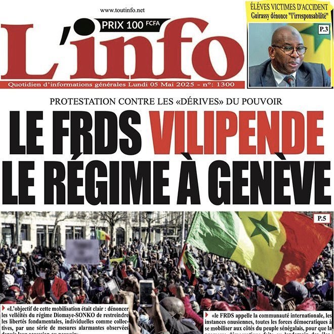 J'espère que ce journal de propagande qui a pris délibérément des images de 2021 pour faire dans la manipulation suite à la manifestation ridicule de l'opposition à Genève ne figure ni sur la liste des médias déclarés conformes ni sur celle devant bénéficier de l'aide à la presse