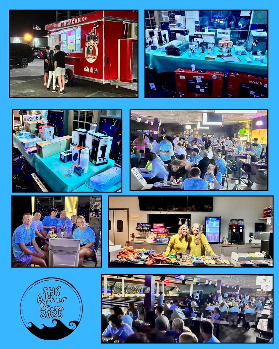 CHS After Prom would like to thank Plaza Lanes for a great night! Thank you for the support from local businesses and parents who helped to make this a safe and fun evening for our students.  The kids had so much fun! #AfterPROM2025 #proudtobeanathenian