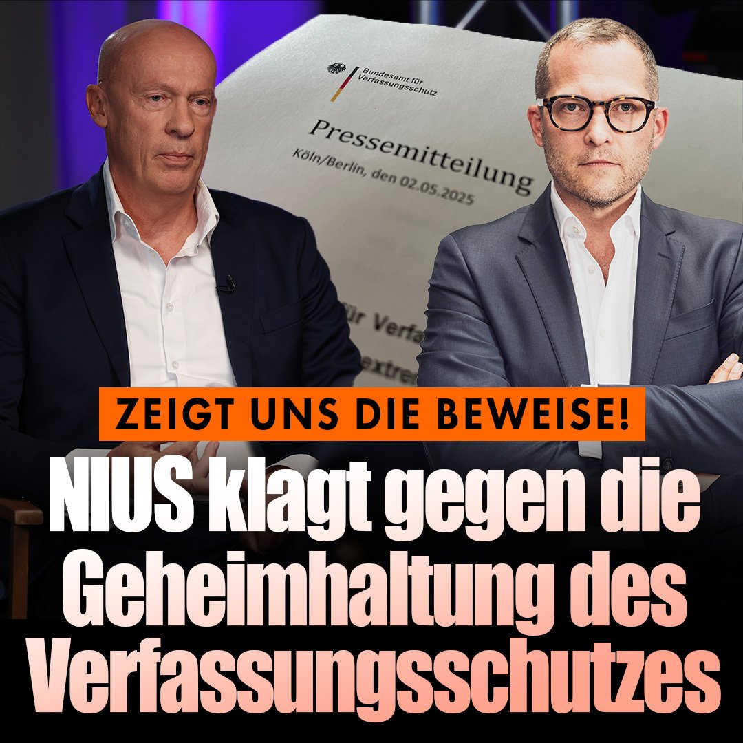 NIUS (@niusde_) on Twitter photo Der renommierte Medienanwalt Joachim Steinhöfel (<a href="/Steinhoefel/">Steinhoefel</a>) wird im Auftrag von NIUS rechtlich gegen die Weigerung des Bundesamtes für Verfassungsschutz vorgehen.
nius.de/politik/news/z… Der renommierte Medienanwalt Joachim Steinhöfel (<a href="/Steinhoefel/">Steinhoefel</a>) wird im Auftrag von NIUS rechtlich gegen die Weigerung des Bundesamtes für Verfassungsschutz vorgehen.
nius.de/politik/news/z…