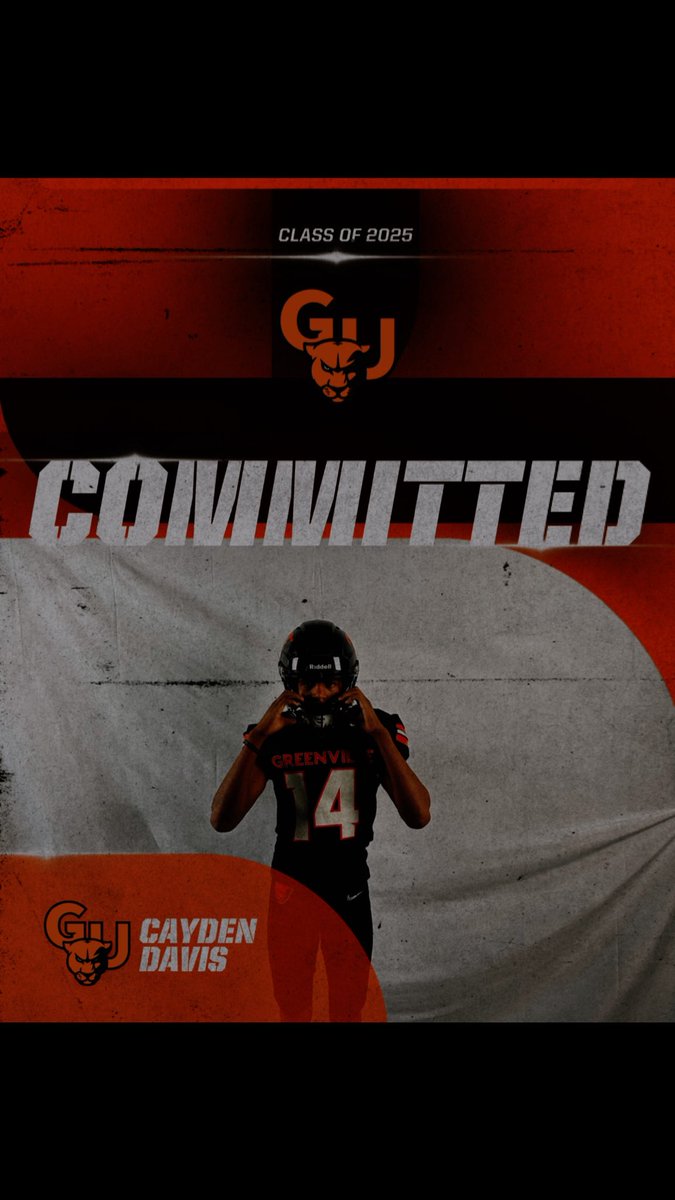 CAYDEN DAVIS (@caydendavis_14) on Twitter photo #AGTG Blessed to announce I will be committing to Greenville University to continue my Academic and Athletic career 🟠⚫️⏳ <a href="/EMAPFootball/">Greenville University Football</a> <a href="/jjwakka/">Coach Justin Walker</a> <a href="/CoachCallins/">Logan Callins</a> <a href="/WV_Chargers_FB/">Westview Chargers Football</a> <a href="/west10sports/">West Tennessee High School Athletics</a> <a href="/PrepRedzoneTN/">Prep Redzone Tennessee</a> <a href="/CSmithScout/">Chris Smith</a> #AGTG Blessed to announce I will be committing to Greenville University to continue my Academic and Athletic career 🟠⚫️⏳ <a href="/EMAPFootball/">Greenville University Football</a> <a href="/jjwakka/">Coach Justin Walker</a> <a href="/CoachCallins/">Logan Callins</a> <a href="/WV_Chargers_FB/">Westview Chargers Football</a> <a href="/west10sports/">West Tennessee High School Athletics</a> <a href="/PrepRedzoneTN/">Prep Redzone Tennessee</a> <a href="/CSmithScout/">Chris Smith</a>