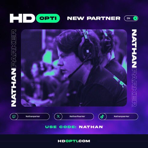 I have partnered up with <a href="/HDOPTI/">HD OPTI</a> ! 

Use Code ‘Nathan’ for 5% off any purchase, over at 👇
hdopti.com/?fpr=nathan