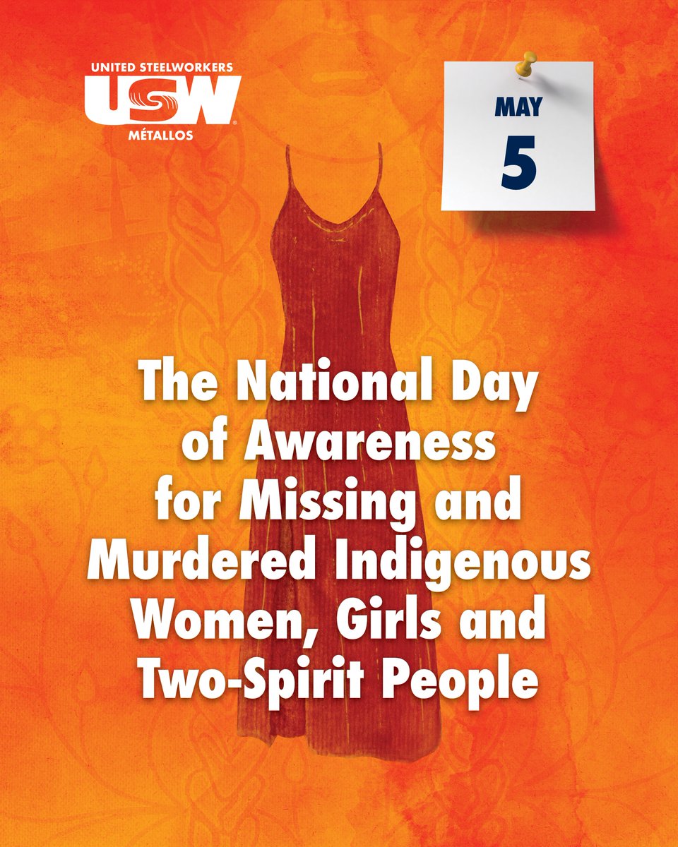 Today is Red Dress Day, also known as the National Day of Awareness for Missing and Murdered Indigenous Women, Girls and Two-Spirit People.

While we remember and honour the victims and their families, more importantly we must recommit to fighting for their justice.