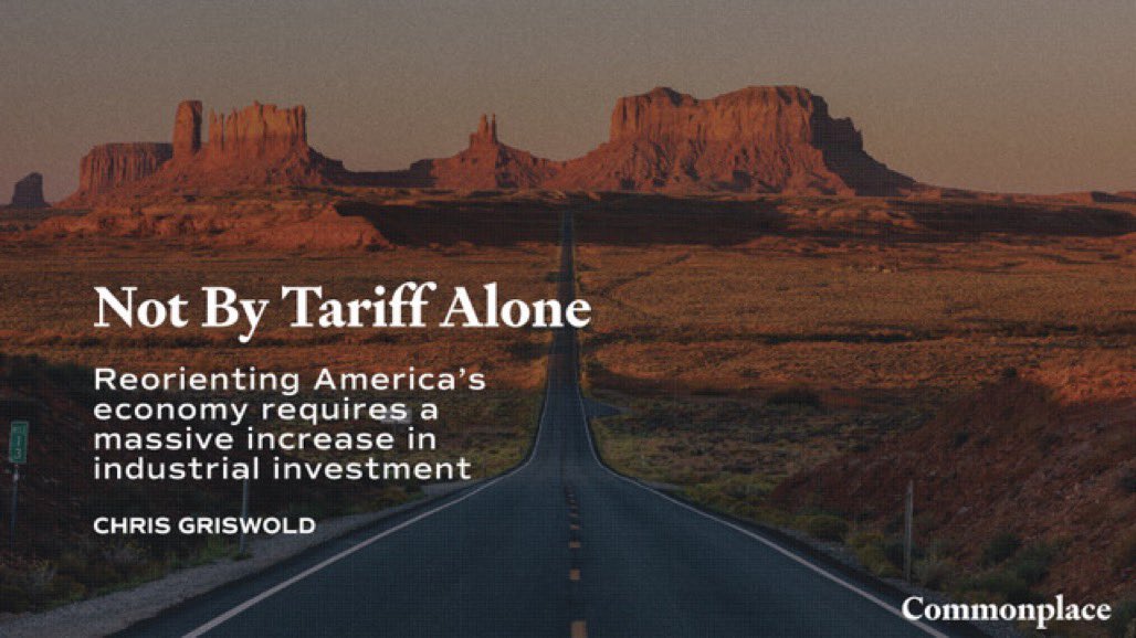 Drew Holden (@drewholden360) on Twitter photo Really smart piece from <a href="/Chris_Griz/">Chris Griswold</a> in <a href="/commonplc/">Commonplace</a>: “The administration’s tariff argument starts with a basic and entirely true premise: it matters whether things get made in America, and it especially matters whether particularly important things like semiconductors get made in Really smart piece from <a href="/Chris_Griz/">Chris Griswold</a> in <a href="/commonplc/">Commonplace</a>: “The administration’s tariff argument starts with a basic and entirely true premise: it matters whether things get made in America, and it especially matters whether particularly important things like semiconductors get made in