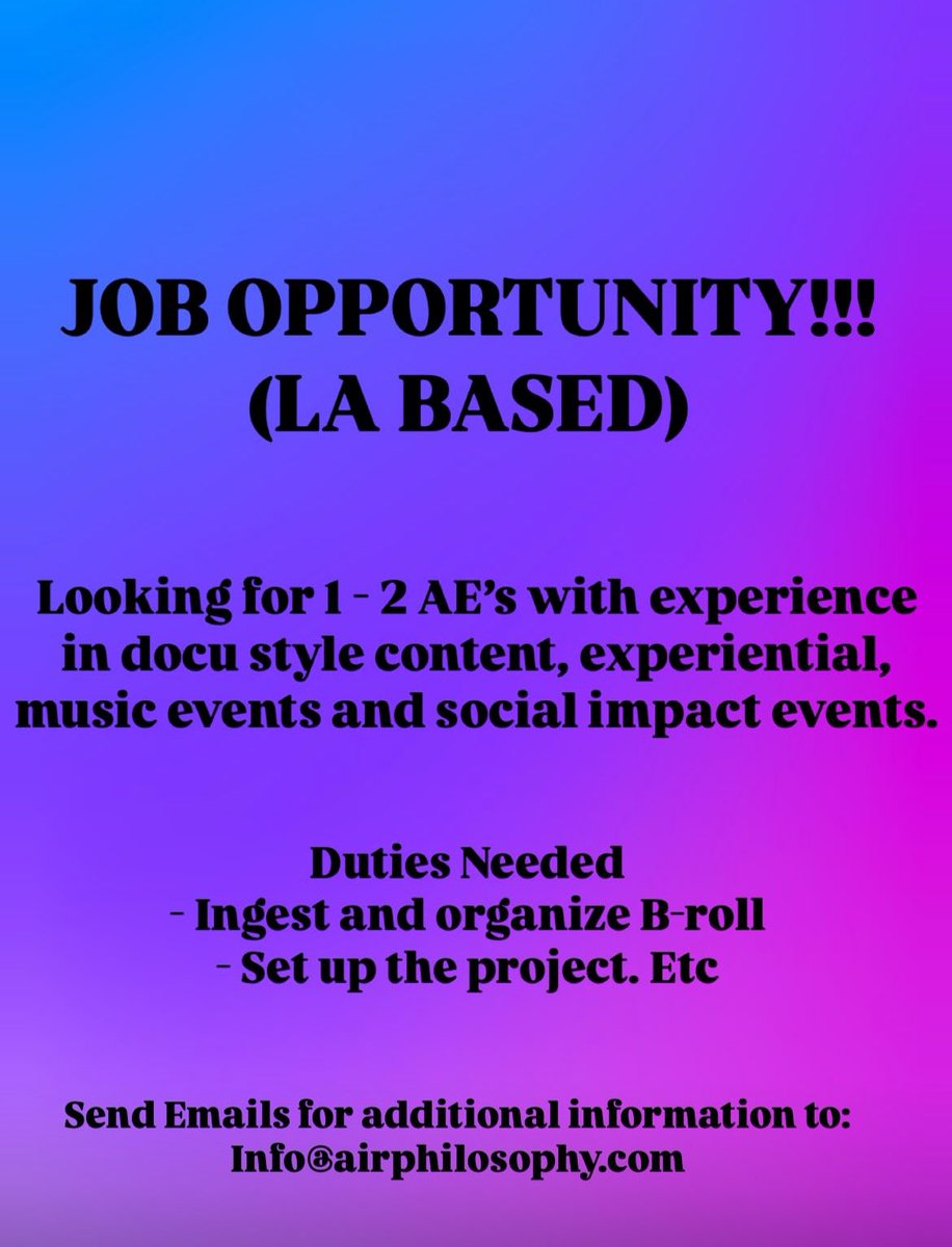 🔔Job Opportunity!🔔