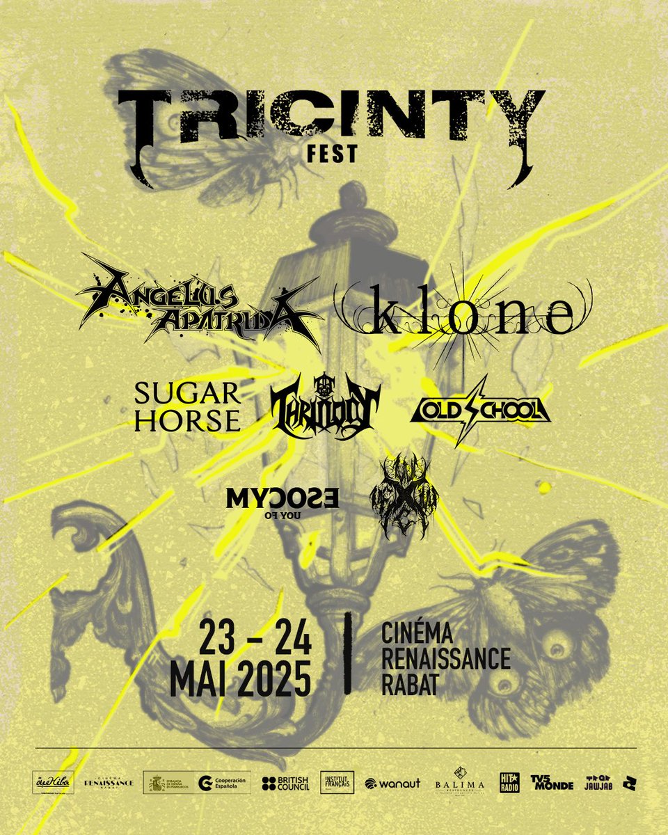 Coming back to Morocco this month headlining Tricinty festival, at Cine Renaissance in Rabat! See you there! 🇲🇦🫶🏻
