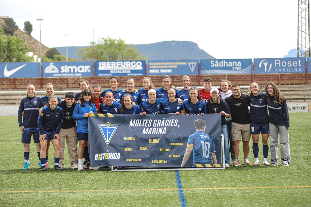 marina_salanova's tweet photo. Gràcies per tot, futbol. Gràcies per tant, Igualada. 💙 https://t.co/v2kUjiFjTY
