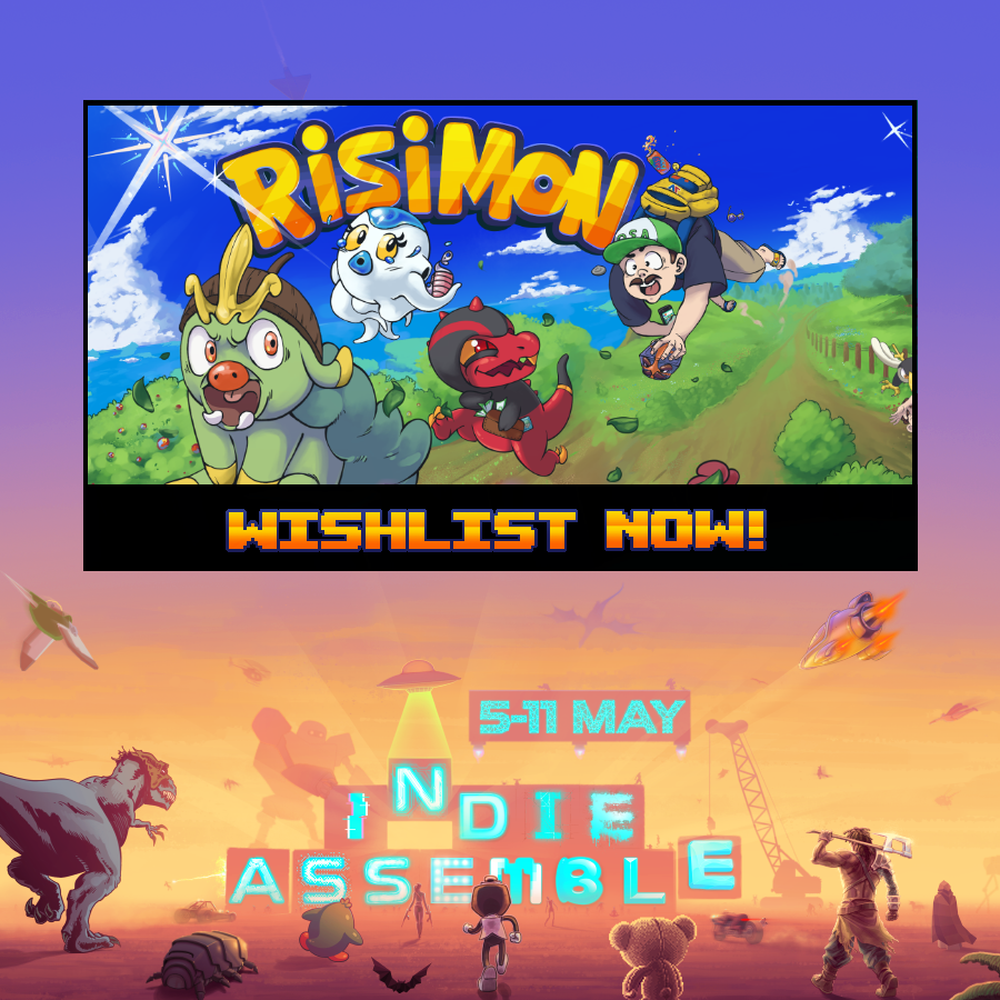 Risimon is part of #indieassemble 2025 celebration on Steam!  
Starting today, and running until the 11th May 2025 🔥