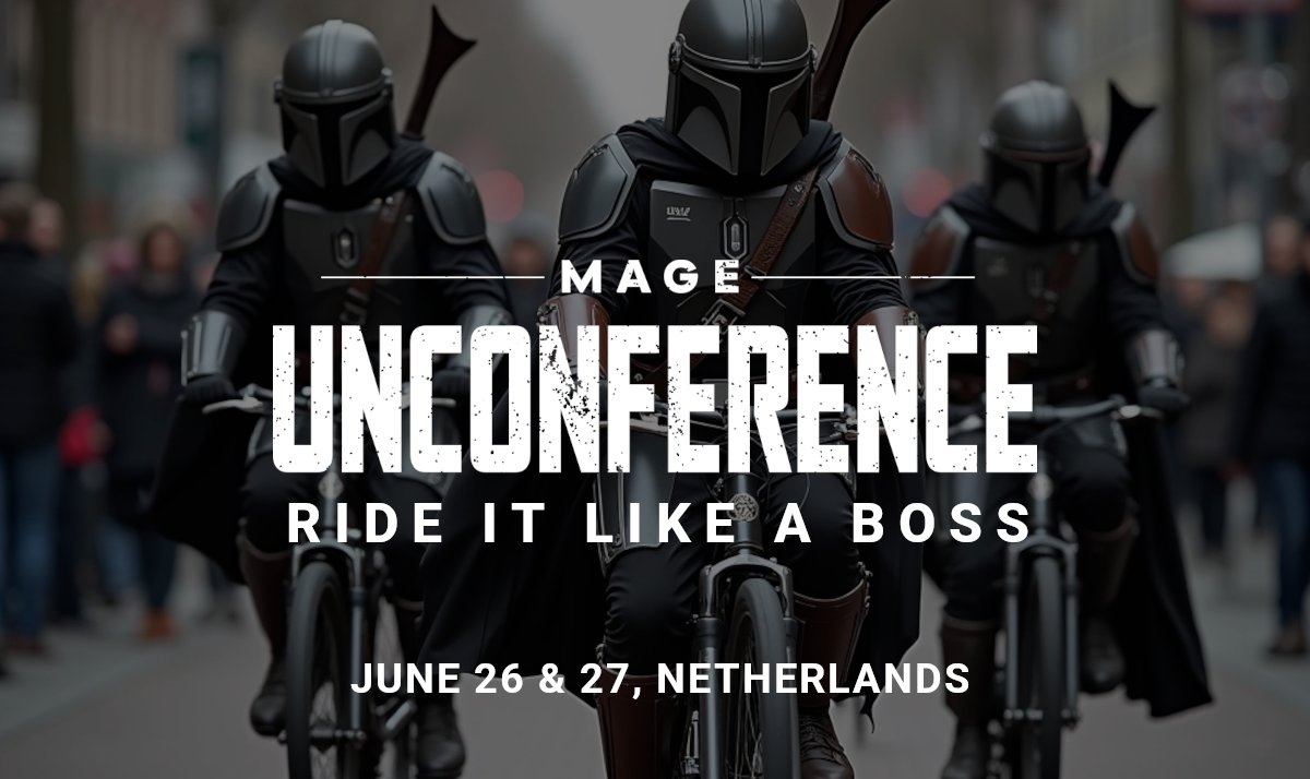 This is the Dutch land, where we ride bicycles like a boss. And where we have an excellent unconference, waiting for your presence yir.io/n9vdh8y3