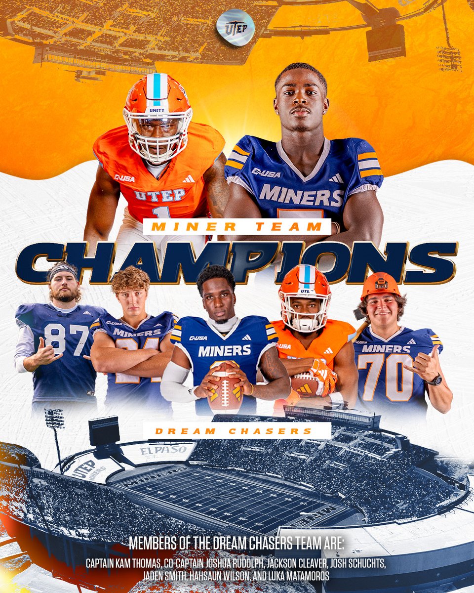 𝗧𝗛𝗘 𝗥𝗘𝗦𝗨𝗟𝗧𝗦 𝗔𝗥𝗘 𝗜𝗡‼️ 

Dream Chasers are the 2025 Miner Team Champions!

#PicksUp | #WinTheWest