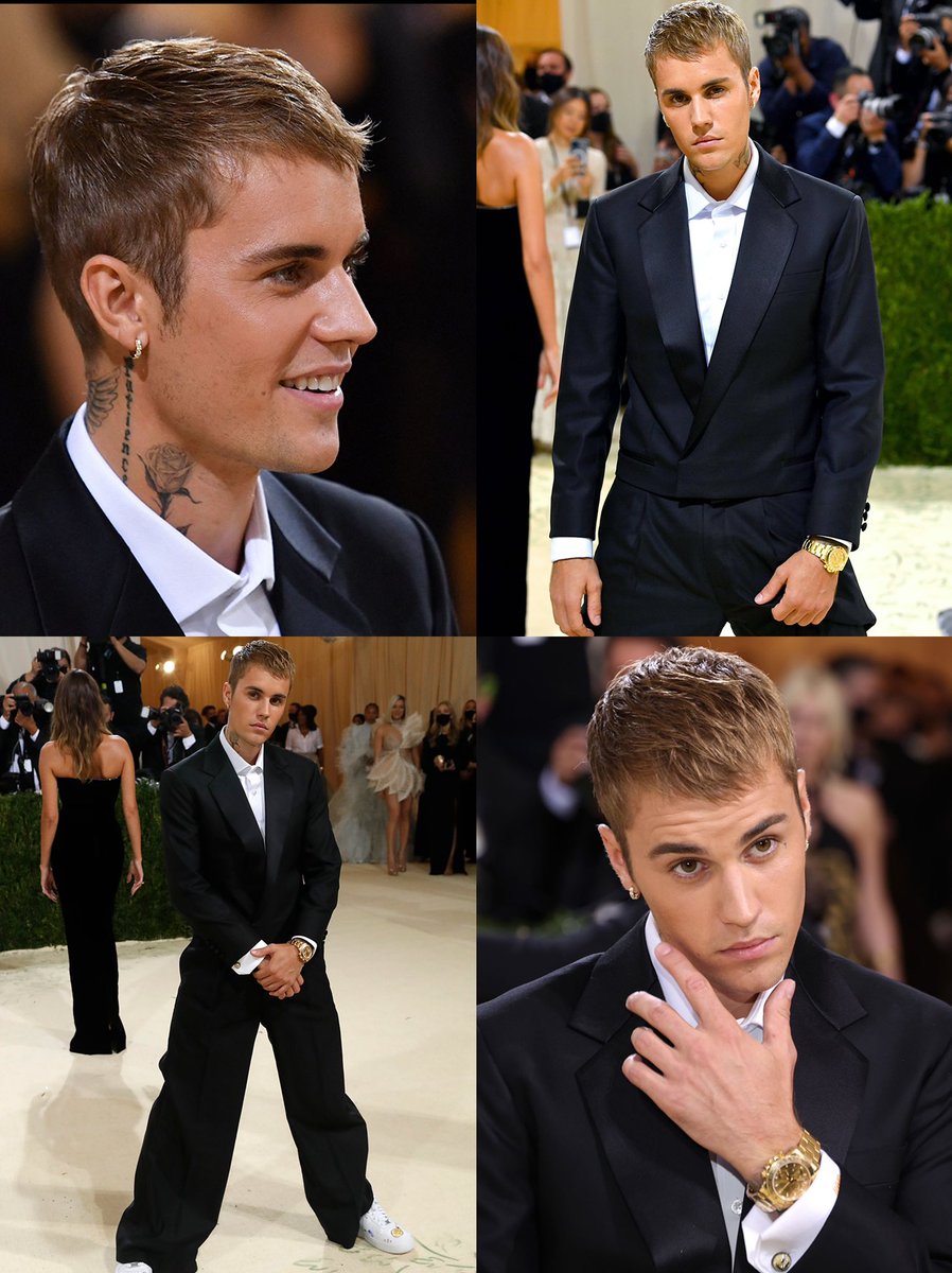 Justin Bieber attending the Met Gala "In America: A Lexicon of Fashion" in New York (2021)