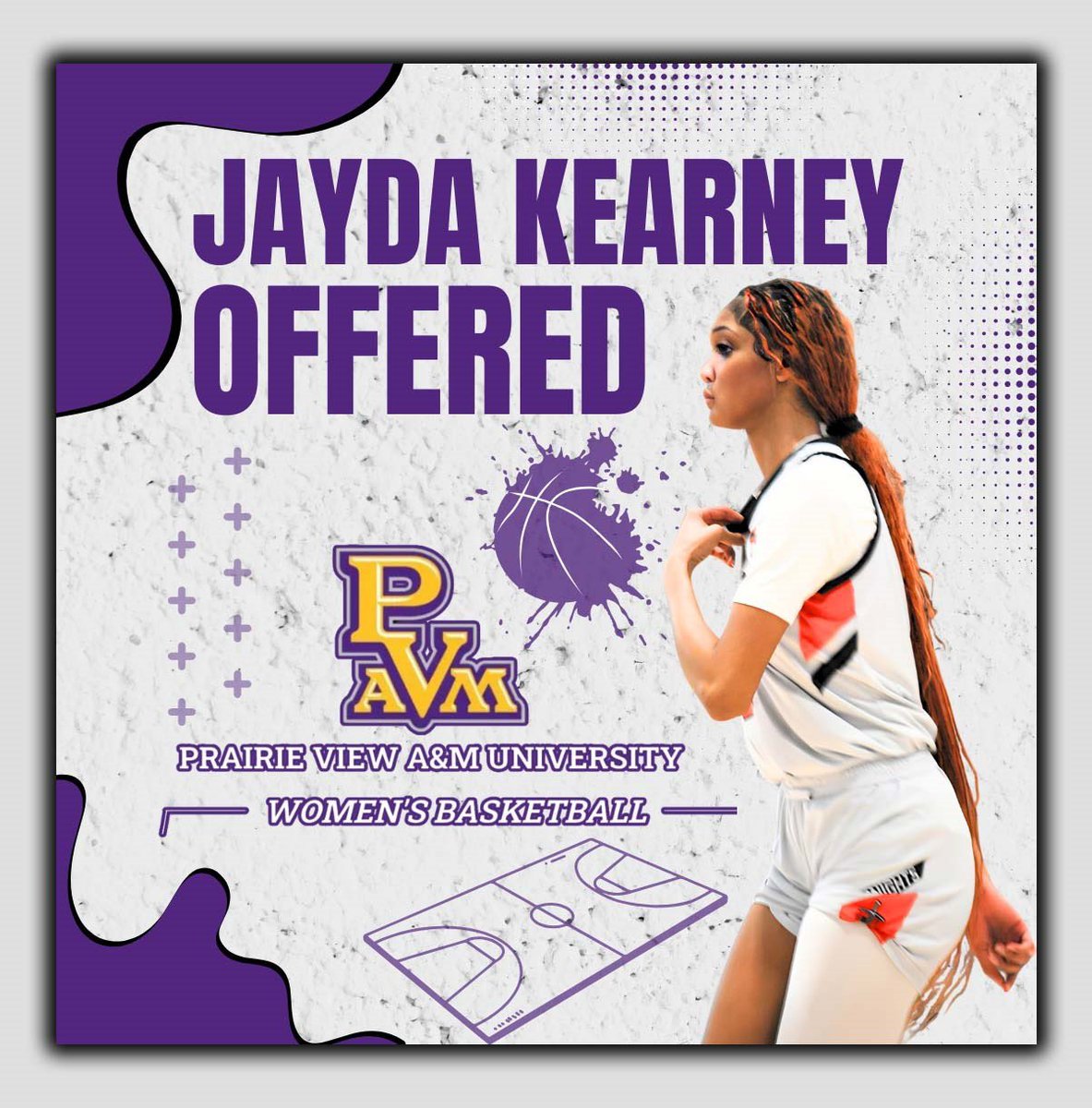I am beyond thrilled to share that I've received a offer from Prairie View! and I'm grateful for the opportunity to take my game to the next level. Huge thanks to my coaches, family, and supporters who've believed in me every step of the way!