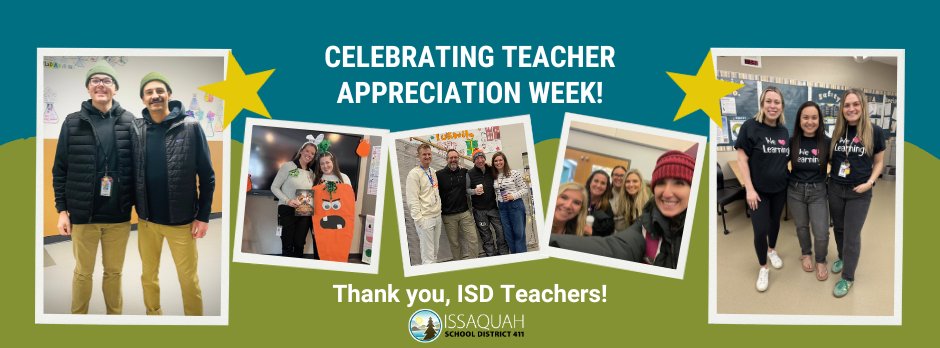 🥳A tremendous thank you to our teachers across the district, in recognition of #TeacherAppreciationWeek2025! We are grateful for the relationships you forge with &amp; among your students, &amp; for your dedication to inspiring our students to learn, grow &amp; thrive every day!🤩