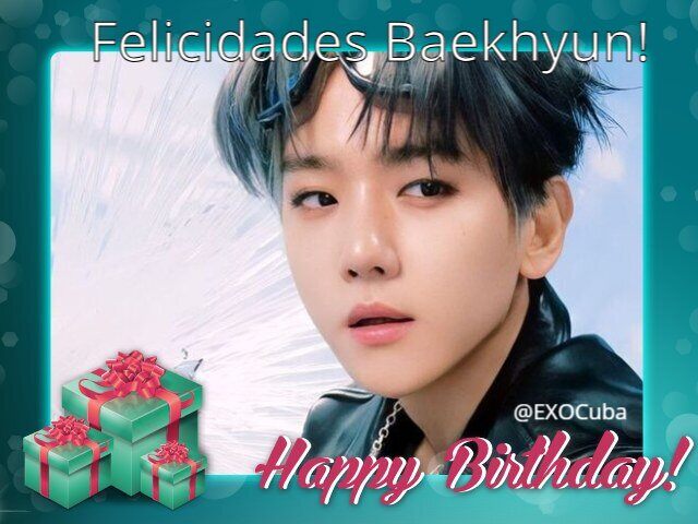 Lyanes_VIP's tweet photo. Feliz cumpleaños #Baekhyun. Con todo nuestro amor desde Cuba!

@B_hundred_Hyun  
#BAEKHYUN #백현
#EXO #엑소 #weareoneEXO
#HappyBAEKHYUNday https://t.co/GK0WRPRwBi