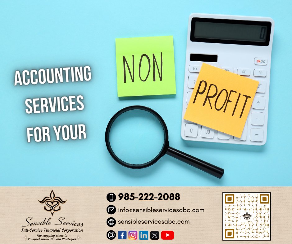 SSABCLLC's tweet image. Do you run a non-profit organization?
Don't delay-call today!
#nonprofitorganization #nonprofitaccounting #accounting #Bookkeeping #bookkeeper #accountant