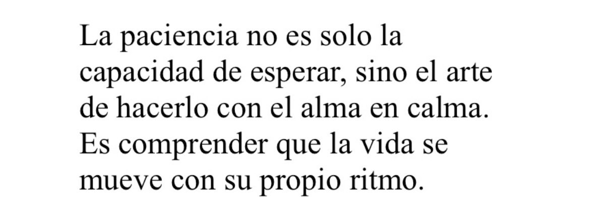 La paciencia 🪷✨