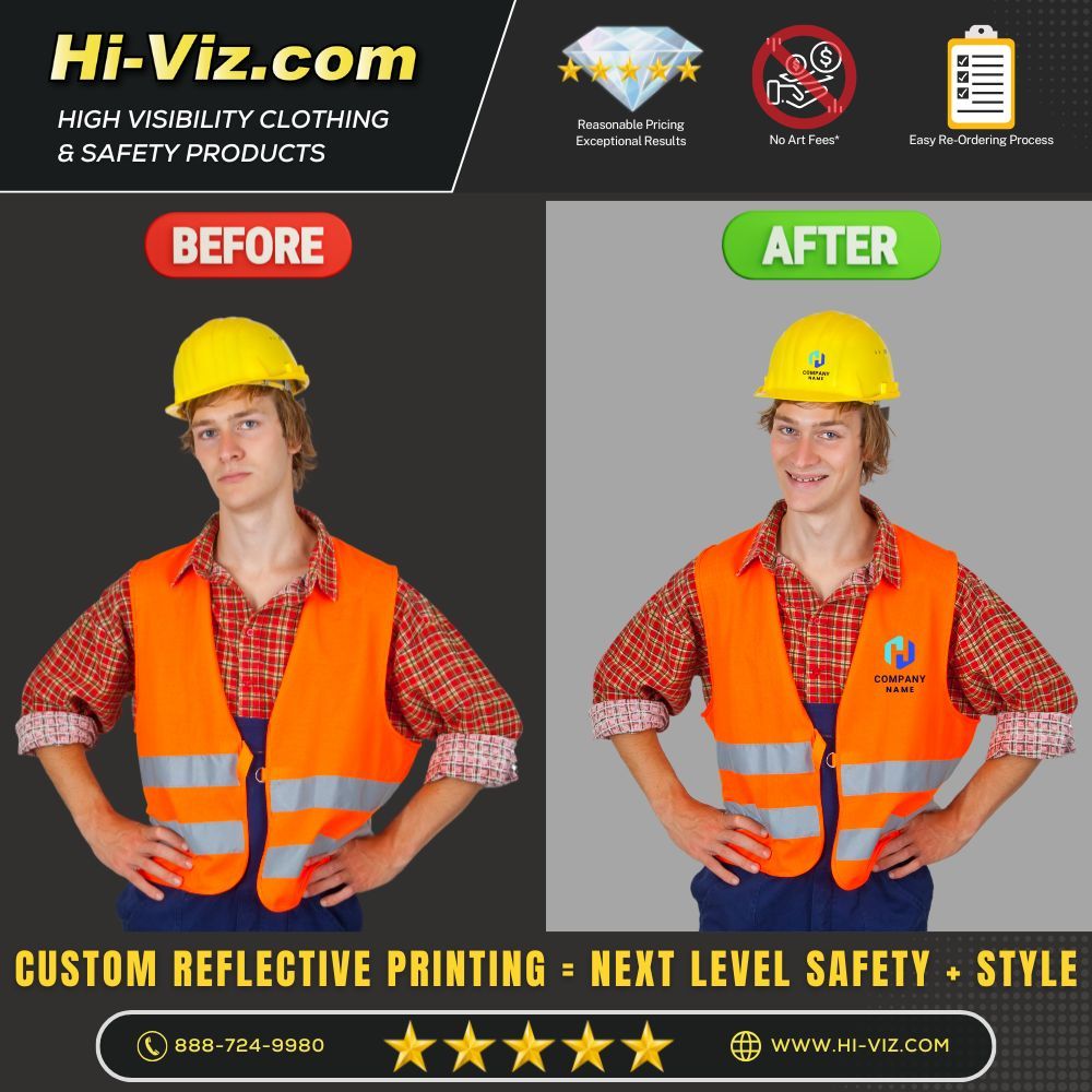 HiVizSafety's tweet image. 🦺✨ Logo Glow-Up Alert ✨🦺

That plain vest? We gave it a GLOW-UP. 💥

Tap “Custom Printing &amp;amp; Decoration” on our site and let's reflect your brand—literally.

hi-viz.com

#HiVizGlowUp #CustomReflective #SafetyStyle #WorkwearUpgrade #BrandedGear #HiViz