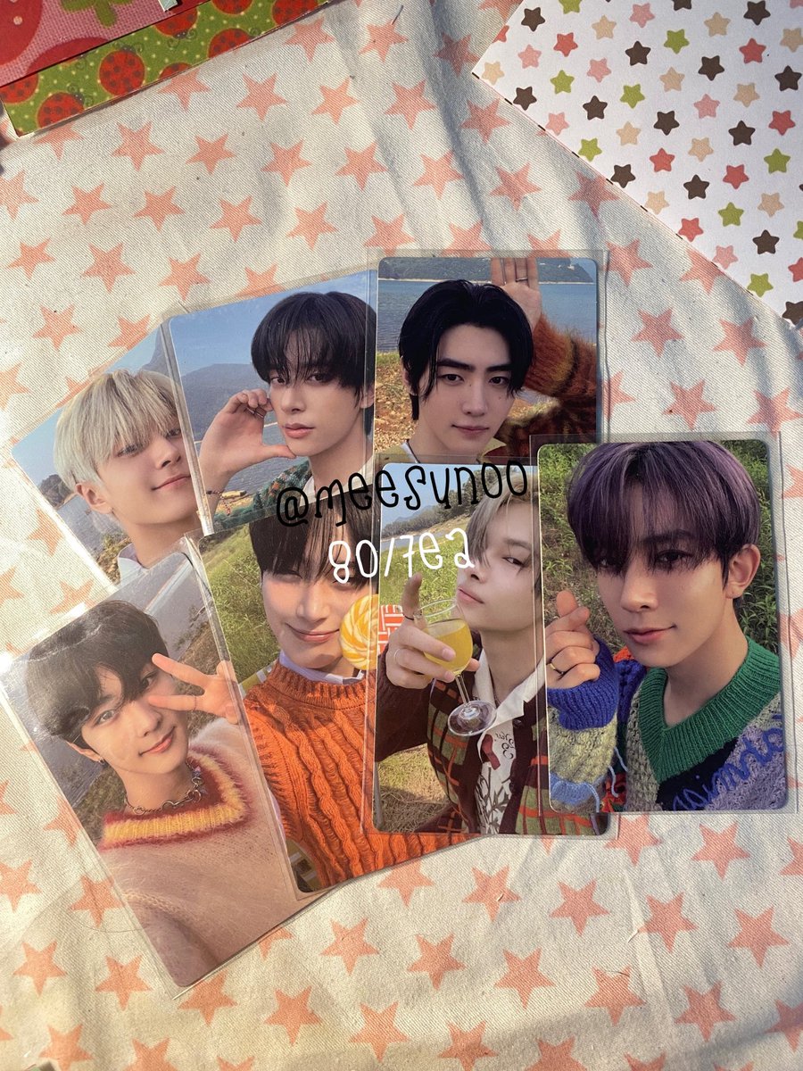 meesunoo's tweet photo. ได้ครบทั้ง 7 เมม 80 คั้บบ
ค่าส่ง 20🫶🏻 #ตลาดนัดENHYPEN https://t.co/Cp2AHN86pt