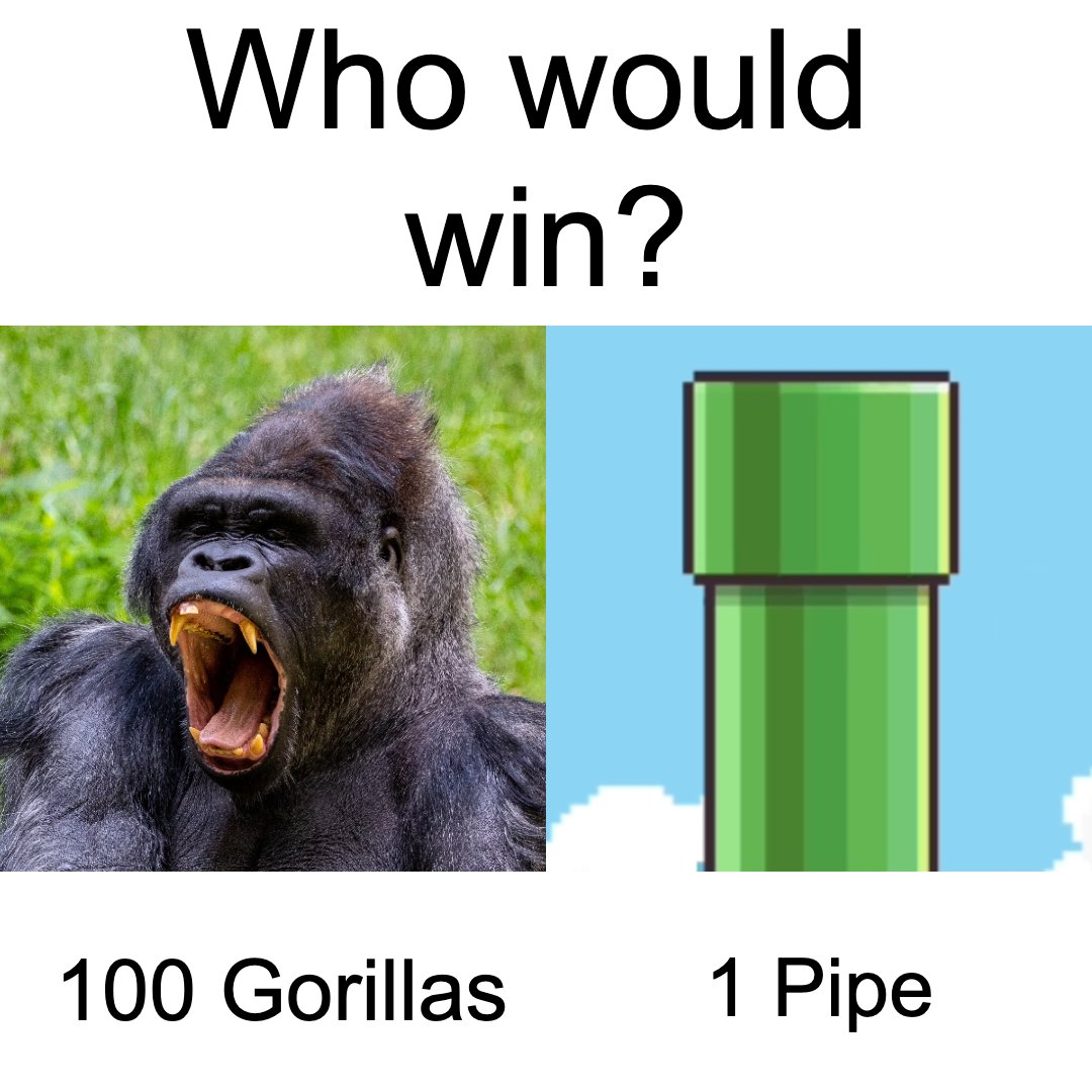 The pipe remains undefeated. #FlappyBird