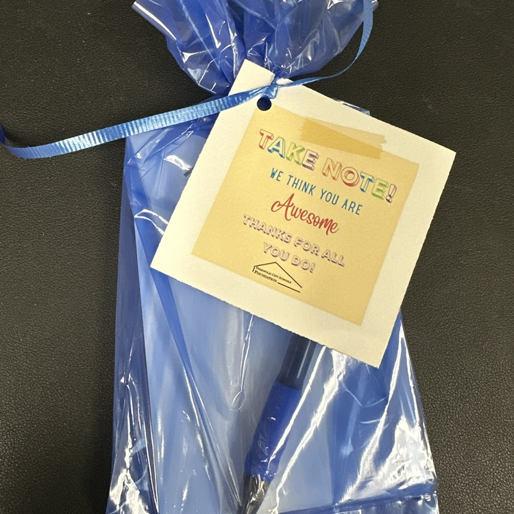 Thank you to Robertson Bank for the cookies this morning, Windham Motors for the biscuits, Michael Mullins State Farm for the starburst, Mrs. Tarpley for organizing the Fiesta lunch, DCSF for the pens and notepads,and Demopolis Global Methodist Church for the Calendula seeds!