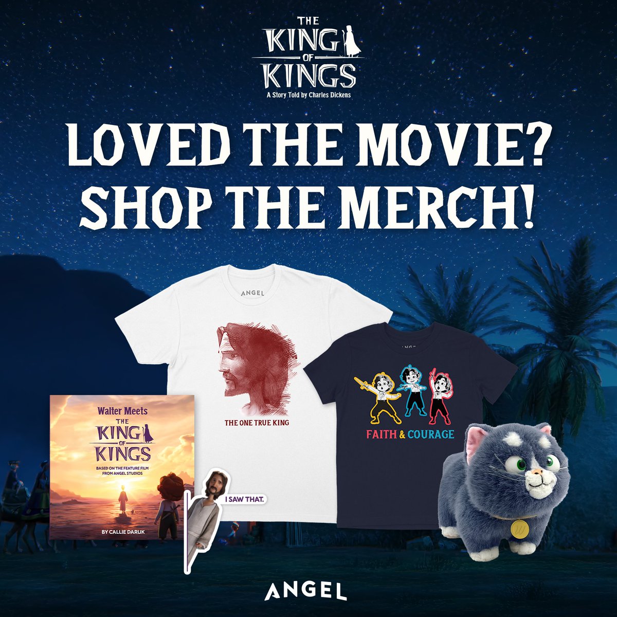 Faith made visible! 🙌  The King of Kings merch collection is available now at shop.angel.com/pages/show-kin… 👑