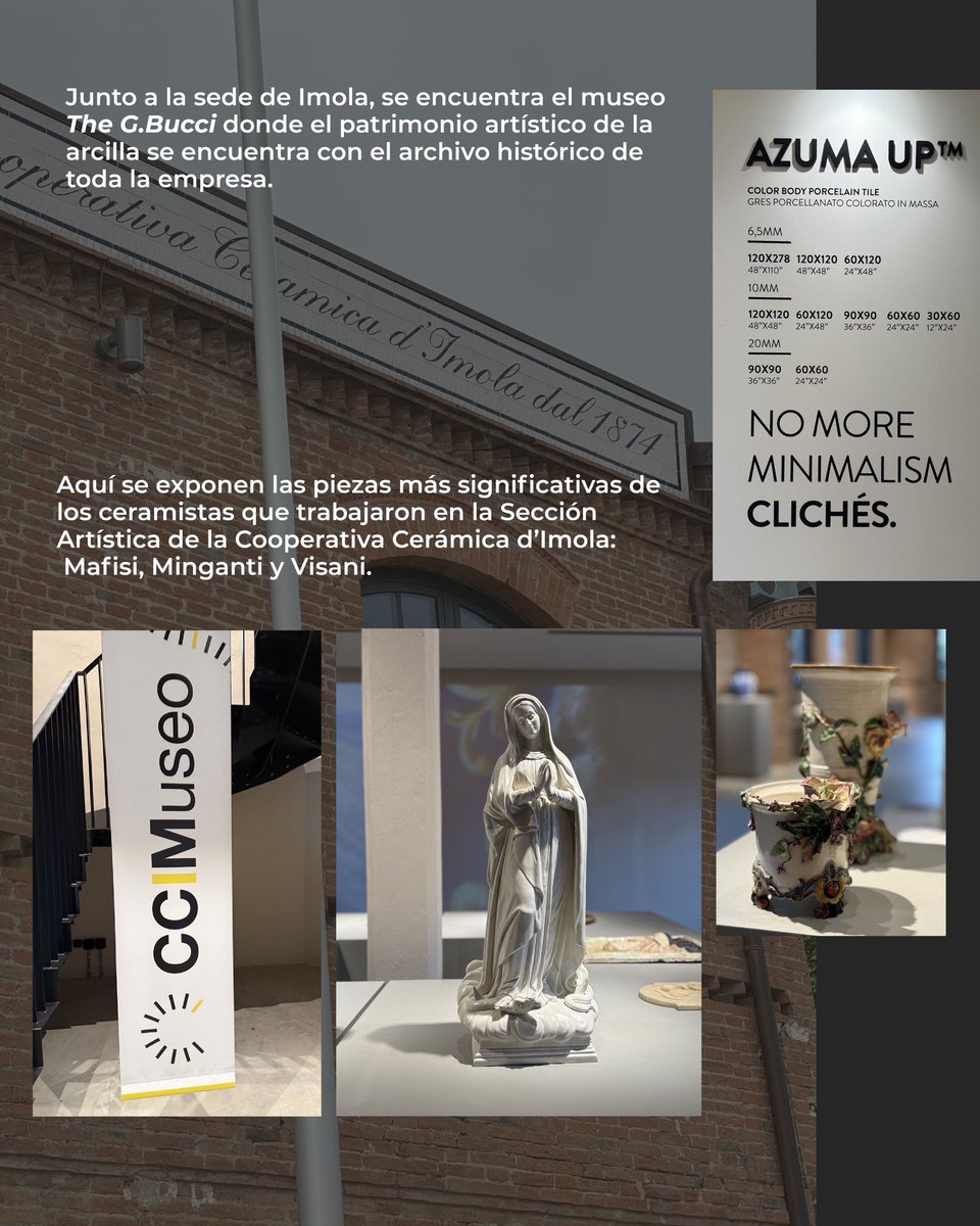 🟨 Agradecemos a Cooperativa #Ceramica d’Imola por recibir a nuestro CEO, y a su vez, mostrarle su proceso de producción.

🟨 En #ETINAR buscamos la mejor calidad para nuestros proyectos. Italia ofrece calidad artesanal e industrial, combinando eficiencia con la creatividad.