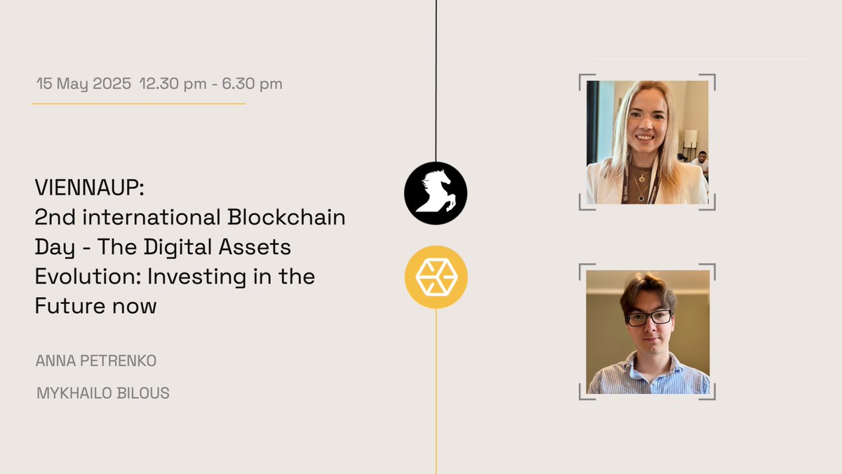 Everstake (@everstake_pool) on Twitter photo 🇦🇹 On May 15, Everstake's Head of BD, <a href="/anna_petrenkoo/">Anna Petrenko</a>, and R&D Blockchain Analyst, <a href="/Mike_Everstake/">Mykhailo Bilous</a>, will attend #ViennaUP. Catch us at the 2nd International Blockchain Day — The Digital Assets Evolution: Investing in the Future Now.
Be sure to DM us if you're going to be there 🇦🇹 On May 15, Everstake's Head of BD, <a href="/anna_petrenkoo/">Anna Petrenko</a>, and R&D Blockchain Analyst, <a href="/Mike_Everstake/">Mykhailo Bilous</a>, will attend #ViennaUP. Catch us at the 2nd International Blockchain Day — The Digital Assets Evolution: Investing in the Future Now.
Be sure to DM us if you're going to be there