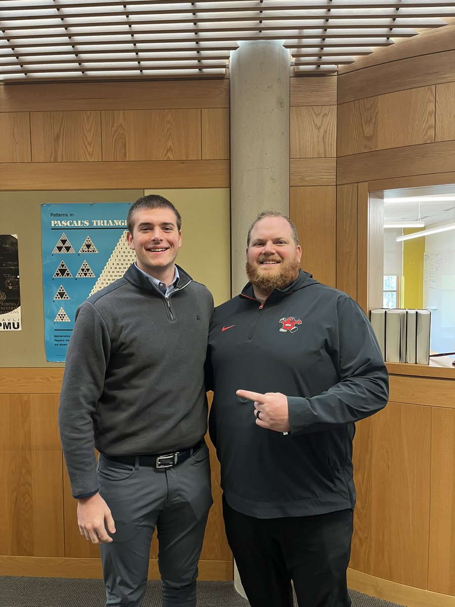Matteo Morelli (@matteo_m2007) on Twitter photo Thank you <a href="/CoachOBrien_/">Kevin O'Brien</a> for coming to school today. Had a great conservation and can’t wait to go to WKU for camp.
<a href="/TrevorBorland86/">Trevor Borland</a>
<a href="/WKUFootball/">WKU Football</a>
<a href="/NickLamaWKU/">Nick Lamattina</a>
<a href="/USFootball1890/">University School FB</a>
<a href="/UnivSchoolSport/">US Athletics</a> Thank you <a href="/CoachOBrien_/">Kevin O'Brien</a> for coming to school today. Had a great conservation and can’t wait to go to WKU for camp.
<a href="/TrevorBorland86/">Trevor Borland</a>
<a href="/WKUFootball/">WKU Football</a>
<a href="/NickLamaWKU/">Nick Lamattina</a>
<a href="/USFootball1890/">University School FB</a>
<a href="/UnivSchoolSport/">US Athletics</a>