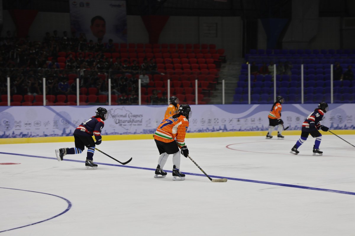 ❄️⛸️🏒 proud moment as the Himadri Ice Rink opens its doors - adding a new dimension to India’s sporting landscape. Here are some highlights from the big day in Uttarakhand. 🙌🏽✨ 

#Uttarakhand #IceRink #IceHockey #sports