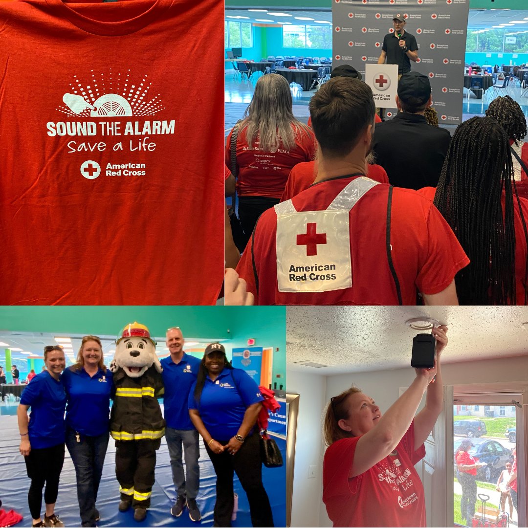 wglenergy's tweet photo. WGL Energy was a Regional partner for @RedCrossNCGC "Sound the Alarm" Campaign! We joined many volunteers on May 3 to visit several homes in Landover, MD, installing smoke detectors and distribute emergency information to prevent home fires. Visit our news release for more: https://t.co/xv6V4eJoXn.
