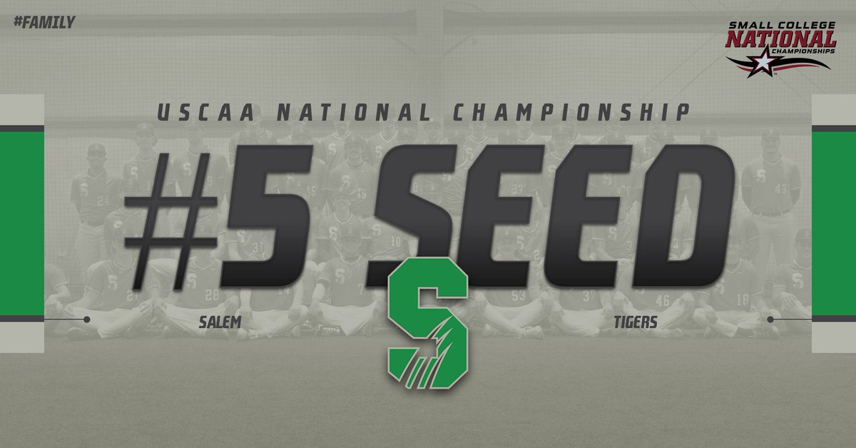 🕺Let’s Dance, Tigerland🕺

Tigers earn #5 seed in the USCAA World Series⚾️

The Small College Word Series Tournament will be held in Dubois, PA May 11-16

Tigers will face a familiar opponent in the first round, matching up against Mid-Atlantic Christian University on

#FAMILY