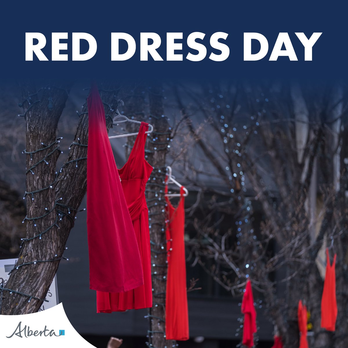 May 5th is Red Dress Day. Today, we stand with survivors, families, individuals and communities and honour the lives and memories of missing and murdered Indigenous women, girls, and two spirit plus (MMIWG2S+) people. Together, we can create real meaningful change in Alberta.