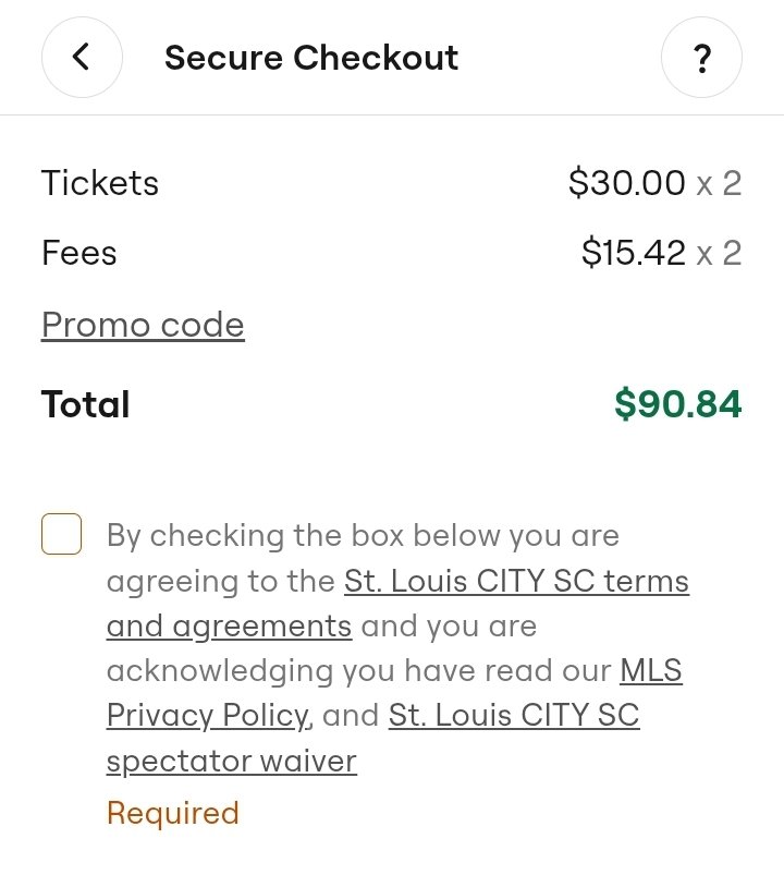 We have got to do something about these scam ticket sites. Seat Geek, TicketBastard and whatever other ticket selling site is totally outta control with their fees. This "Amazing deal" quickly becomes a terrible deal because of fees. We need an actual box office.
#AllforCITY