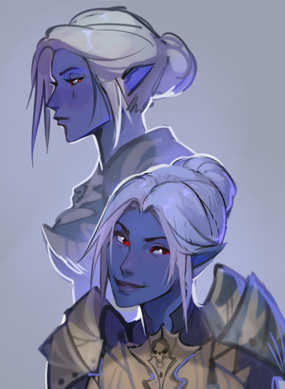 Minthara portrait sketches
#bg3 #Minthara #drow #bg3fanart