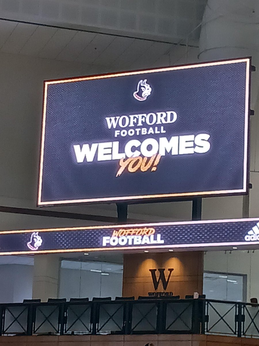 hickoxjake14987's tweet image. Had a great time at the Wofford Junior Day. Appreciate the beautiful tour of the campus @Wofford_FB . Thanks to @CoachWatson_24 for the invite, and thanks @CoachMichaelee for taking the time to answer my questions. Thank you Coach @WatsonShawn1 for the encouraging speech.…
