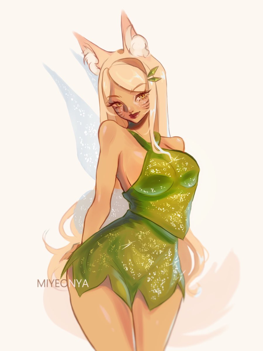 miiyeonnya's tweet image. Ahri Tinkerbell 🧚
#ahri #LeagueOfLegends #fanart #sabrinacarptener #tinkerbell