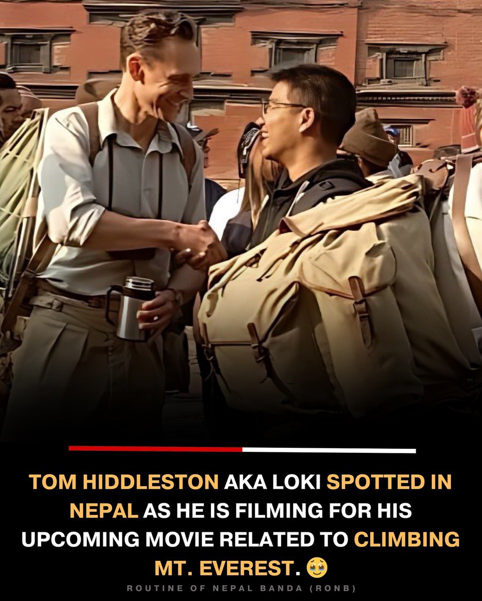 Tom on set in Nepal. 
📸<a href="/RONBupdates/">Routine of Nepal banda</a> 
H/t <a href="/bonniealba/">Bonnie Andor l ⊃∪∩⪽</a>