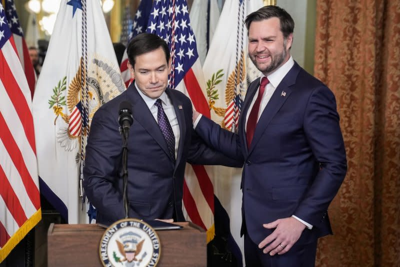 WallStreetMav's tweet photo. Breaking: According to President Trump, Marco Rubio and JD Vance might be his successors. https://t.co/DNUlIczETm