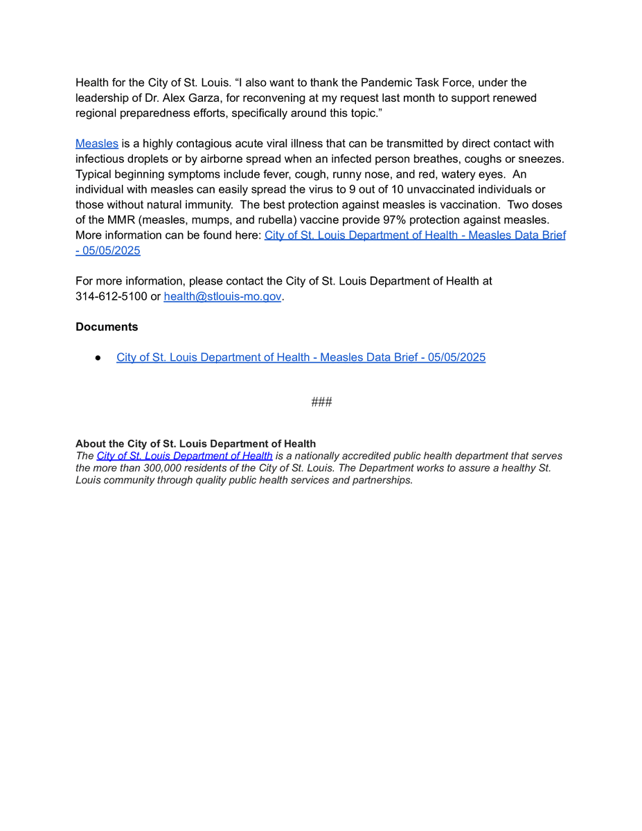 CityofSTLDOH tweet media