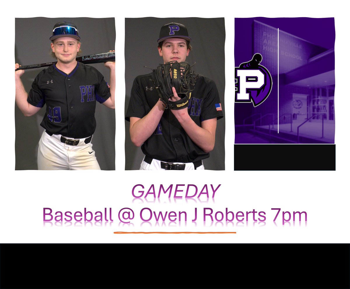 Baseball... TODAY @ Owen J Roberts 7pm. Come out &amp; support the team!!