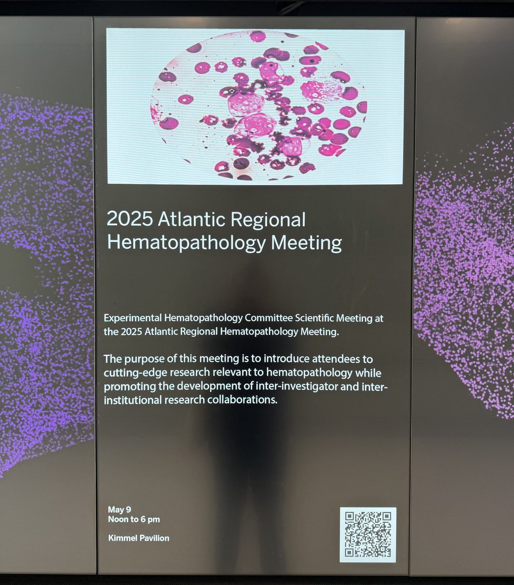 Iannis Aifantis (@iannisaifantis1) on Twitter photo 2025 Atlantic Regional HematoPathology Meeting is taking place this week <a href="/NYUGSOM_Path/">NYU GSOM Pathology</a> in NYC! Don’t miss it! Organized by our own Chris Park, MD/PhD. <a href="/nyugrossman/">NYU Grossman School of Medicine</a> #pathology #hemepath #heme 2025 Atlantic Regional HematoPathology Meeting is taking place this week <a href="/NYUGSOM_Path/">NYU GSOM Pathology</a> in NYC! Don’t miss it! Organized by our own Chris Park, MD/PhD. <a href="/nyugrossman/">NYU Grossman School of Medicine</a> #pathology #hemepath #heme