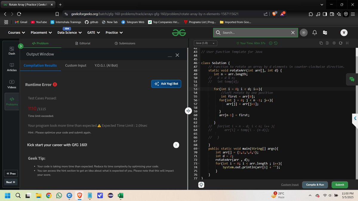 vikasgupta0423's tweet image. ✨ Day 4| #GFG160Days #DSA #techBoy #GeekStreak2025 #GFG #gfg160 #changeTheAlgo
@geeksforgeeks
#letsconnect 

I am not happy to solve this problem because my concept and fundamentals are weak, and Today I take reference from internet. Please any one suggest me what should I do.