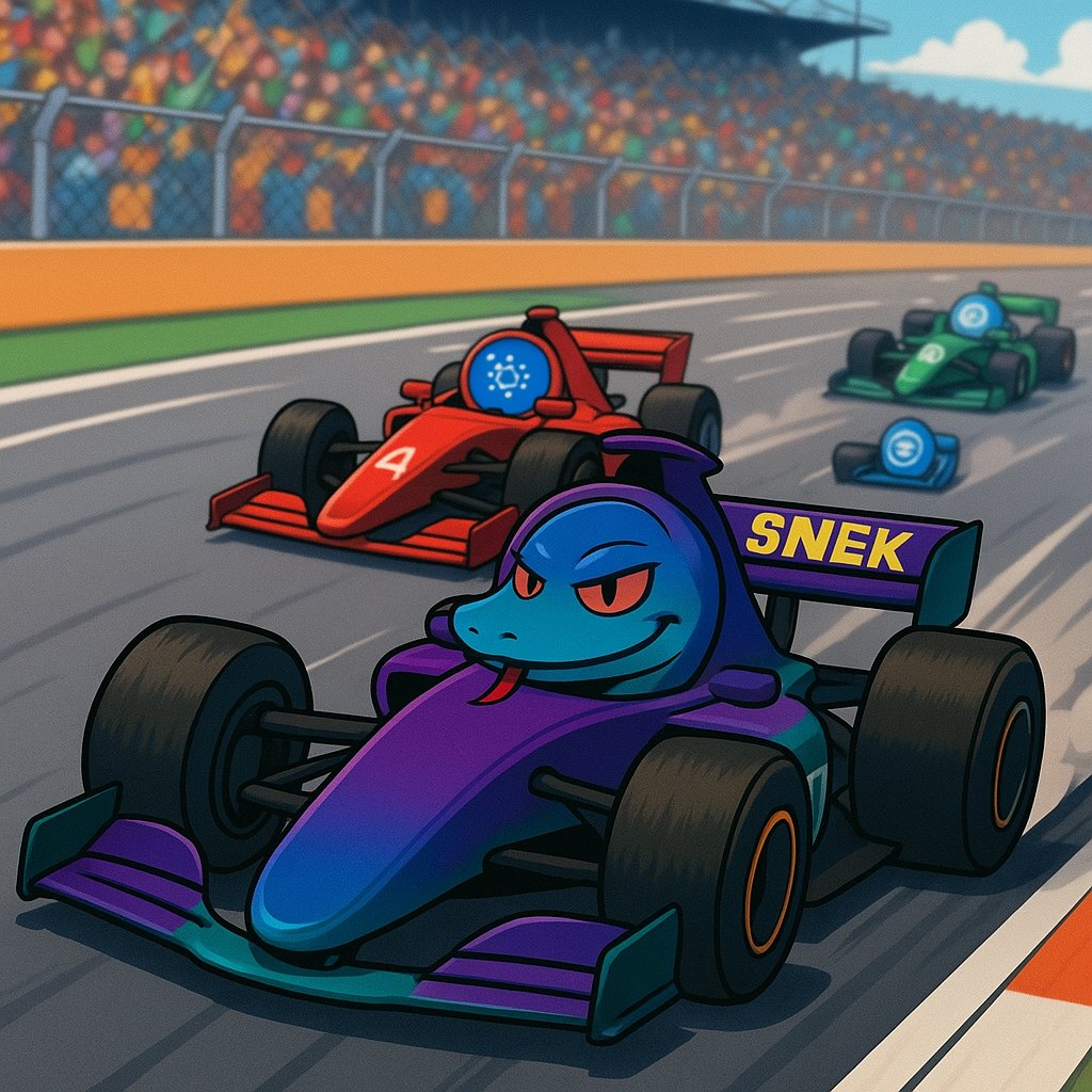 <a href="/snek/">Snek 🐍</a>  just passed $AVAX, $DOT, $TRX, and $XLM in weekly mentions on X over 44,000 posts, according to <a href="/angrycryptoshow/">Angry Crypto Show</a>.

Memecoins aren’t just noise anymore, Cardano’s community is making that clear.

#SNEK #Cardano #ADA #CryptoCulture #DeFi