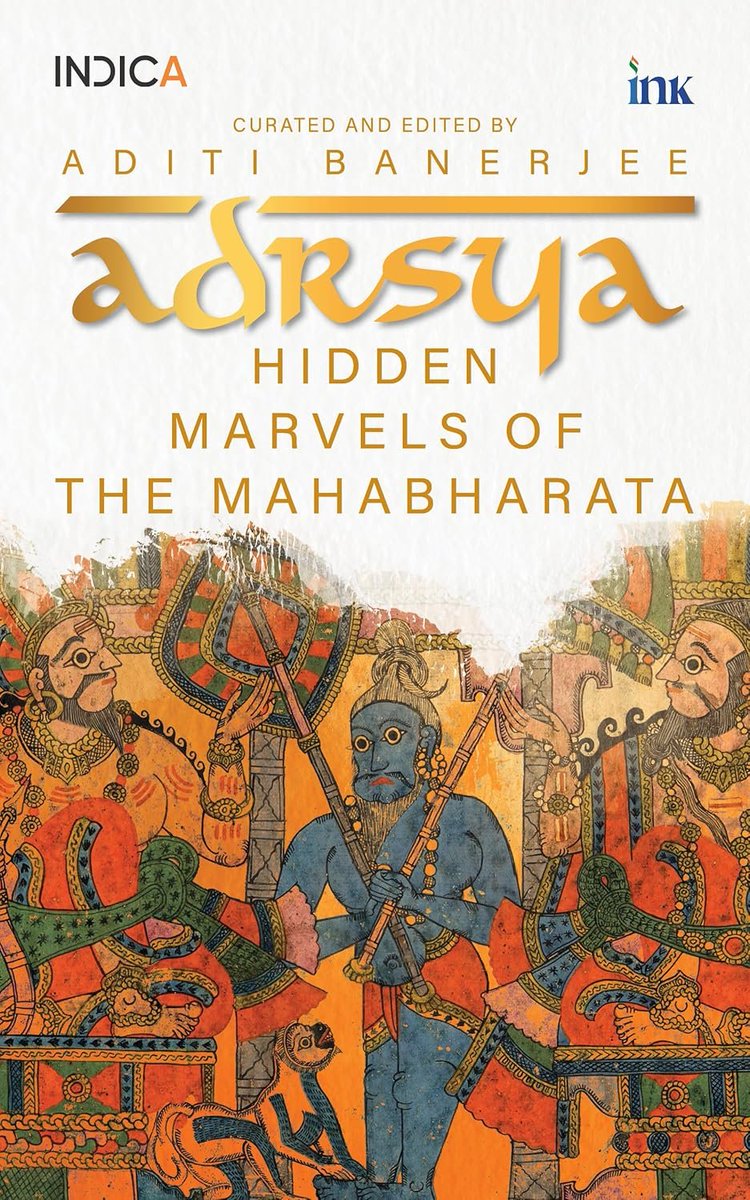 INDICA is pleased to present a new #Anthology

"Adrsya - Hidden Marvels of #Mahabharata"

The Anthology is curated by well-known Author <a href="/Abaner01/">Aditi Banerjee</a> 

Adrsya: The Hidden Marvels of the Mahabharata revives the tales of many lesser-known characters of the Mahabharata: Ambalika,