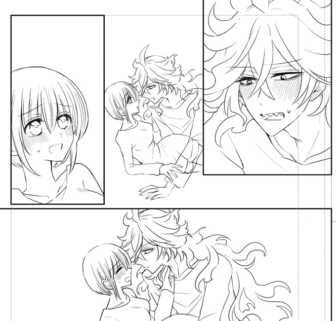 エ漫画終わったので微エを描き始めた 