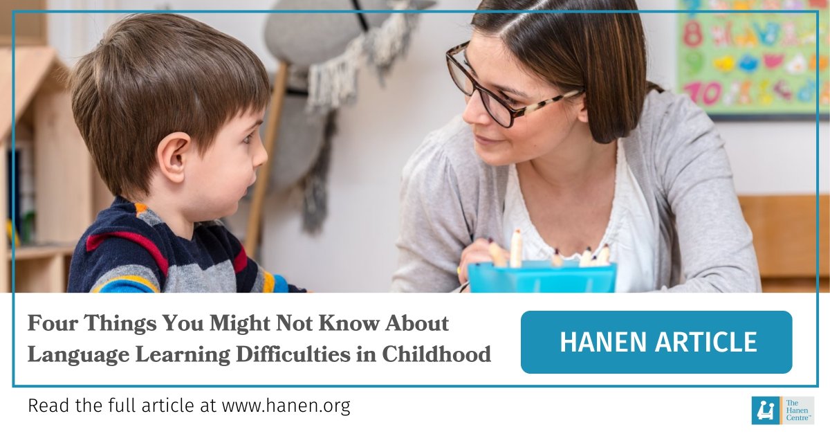 The more we understand about language learning difficulties, the better we can support children to get the help they need. Here are four facts you should know about early language learning challenges: bit.ly/42ZsmQD