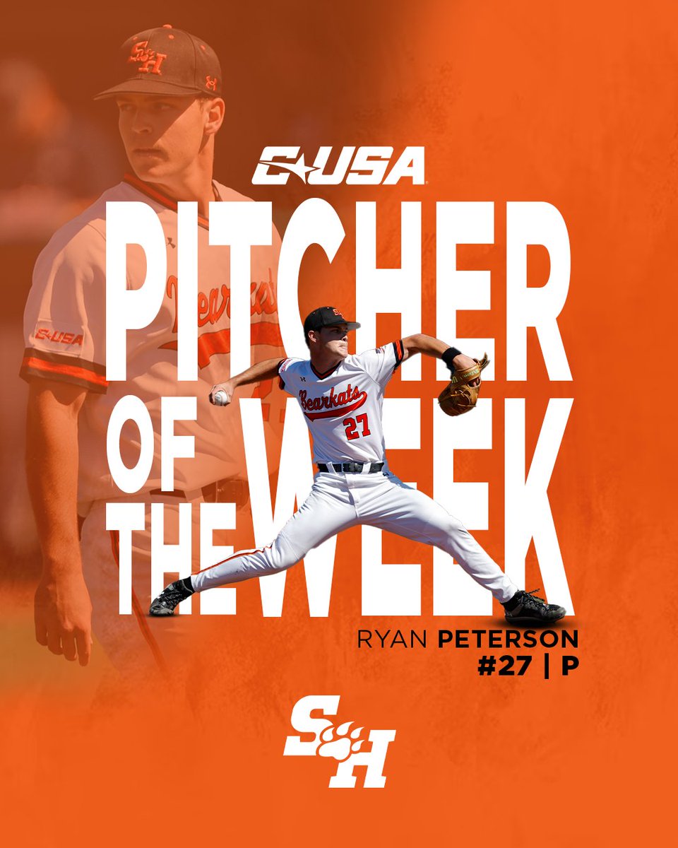Peterson named <a href="/ConferenceUSA/">Conference USA</a> Pitcher of the Week #EatEmUpKats

🔗 bit.ly/3GHAiyk