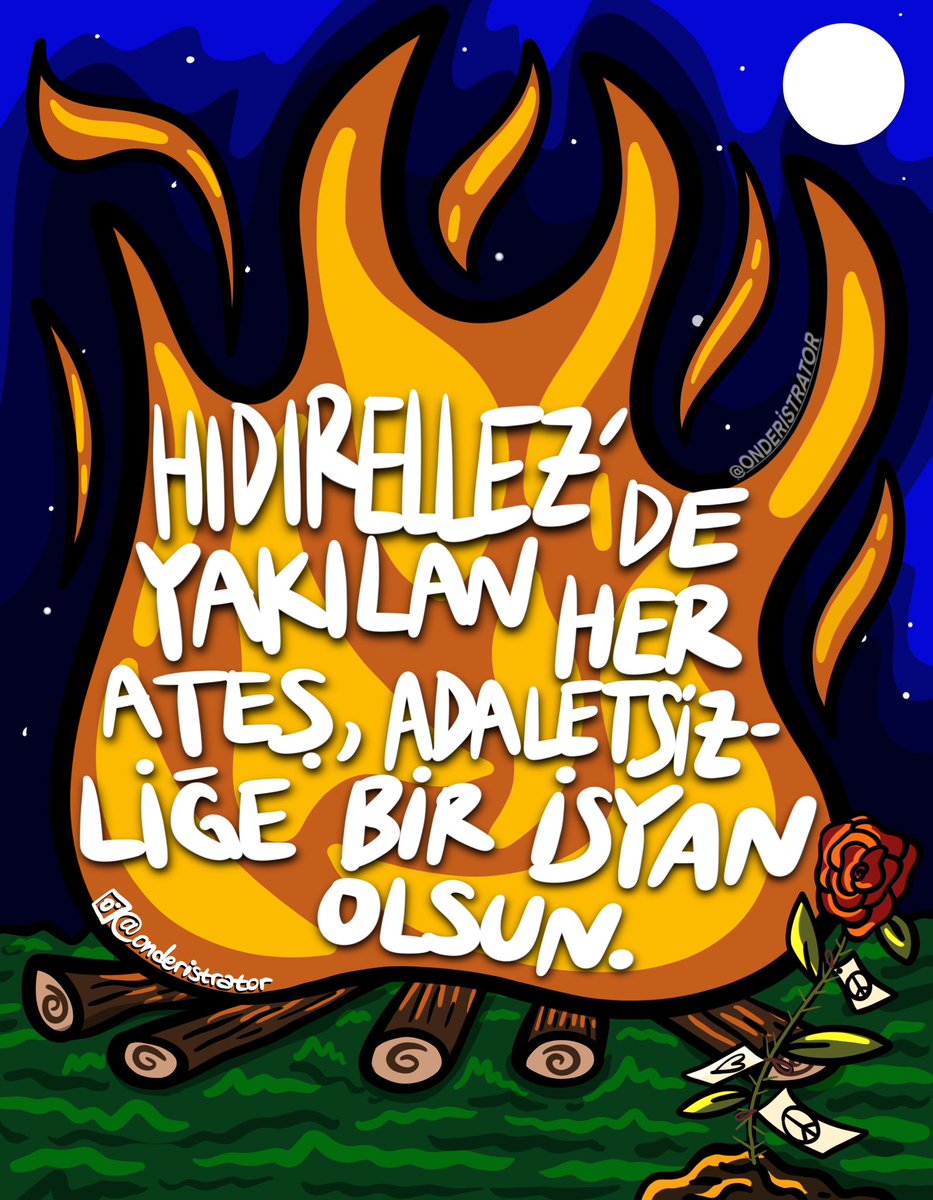 Hıdırellez’de yakılan her ateş, adaletsizliğe bir isyan olsun. Anonim 🔥✊🏼
•
•
#hıdırellez #hıdrellez #hıdırellezduası #hıdırellezdilekleri #bahar #baharıngelişi #hakhukukadalet #adalet #karikatür #kurtuluşyoktekbaşınayahepberaberyahiçbirimiz