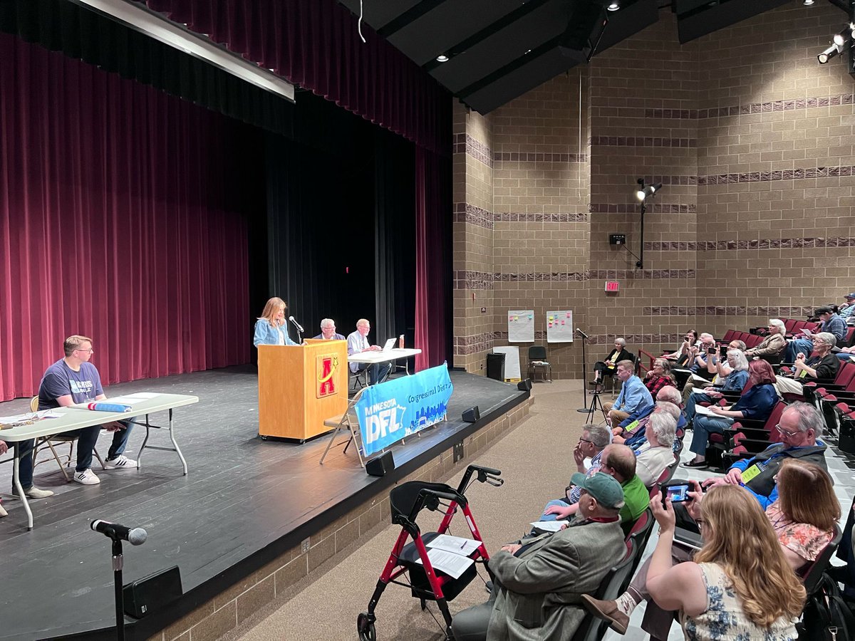 Thanks to the <a href="/CD7DFL/">CD7 DFL</a> for having me at their convention this weekend! They’re worried about where our country is headed, fed up with what they’re seeing in Washington, and ready to work together for a better future for everyone.