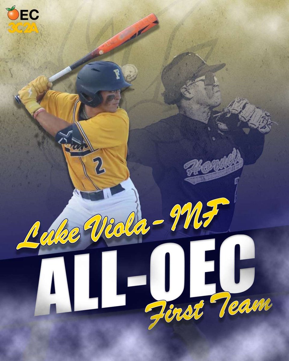 lukeviiola's tweet image. Honored to be recognized as First Team All OEC as a Freshman. Finished conference batting .355 and had a .480 OBP with 22 RBIs @full_hornet @Cbaumer36 @o_jackson9 @akennedy_10 @JohnSothern19 @dillonwbrown19 @connorpatty2 @mbergandi