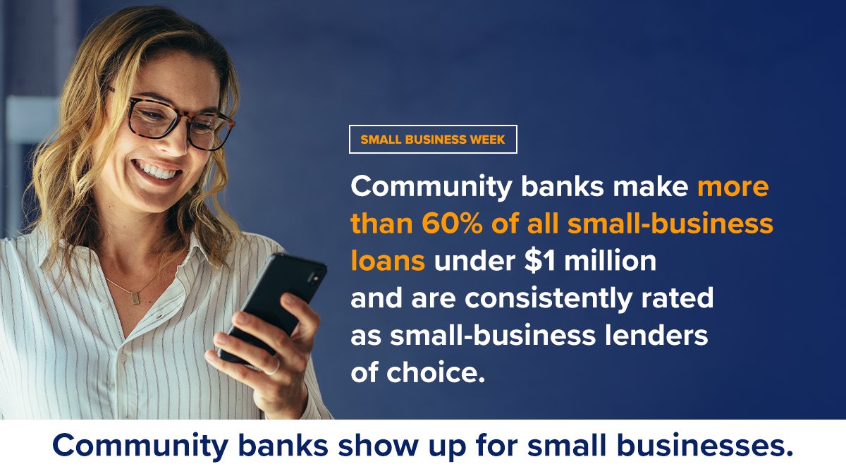 grsb (@grsb) on Twitter photo Happy Small Business Week! Small businesses comprise 99.9 percent of all firms and account for 44 percent of U.S. economic activity. #smallbusinessweek #banklocally #americarunsoncommunitybanks <a href="/ICBA/">Independent Community Bankers of America</a> Happy Small Business Week! Small businesses comprise 99.9 percent of all firms and account for 44 percent of U.S. economic activity. #smallbusinessweek #banklocally #americarunsoncommunitybanks <a href="/ICBA/">Independent Community Bankers of America</a>